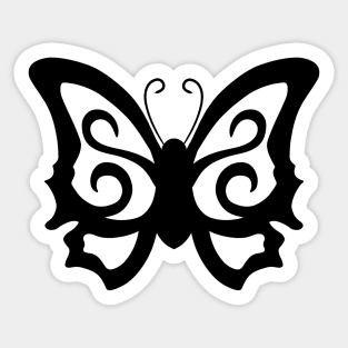 Tribal Butterfly Sticker